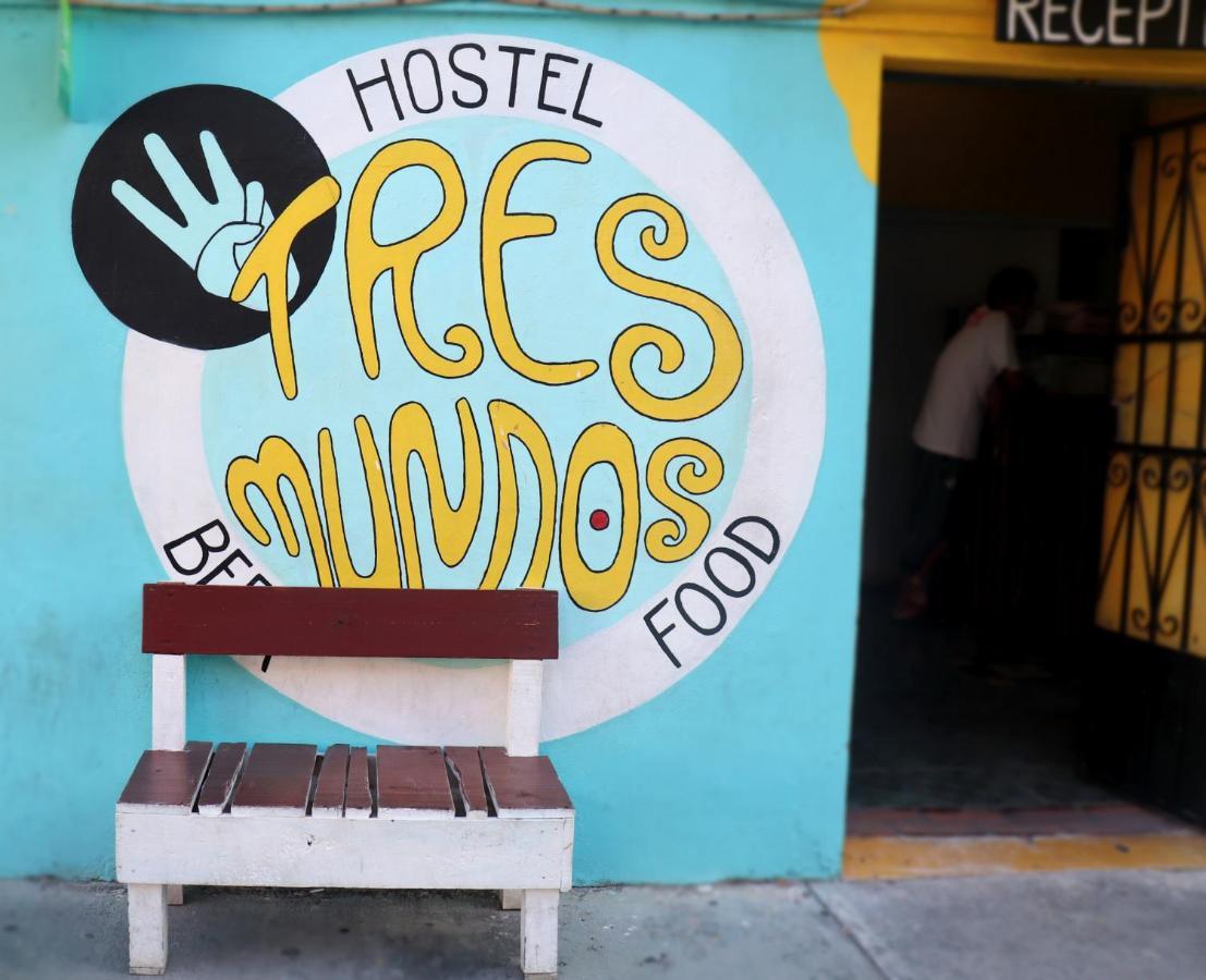 Tres Mundos Hostel 신데 델 카르멘 외부 사진
